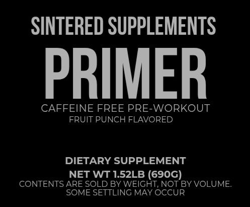 PRIMER – CAFFEINE FREE PRE WORKOUT