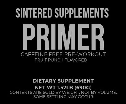 PRIMER – CAFFEINE FREE PRE WORKOUT